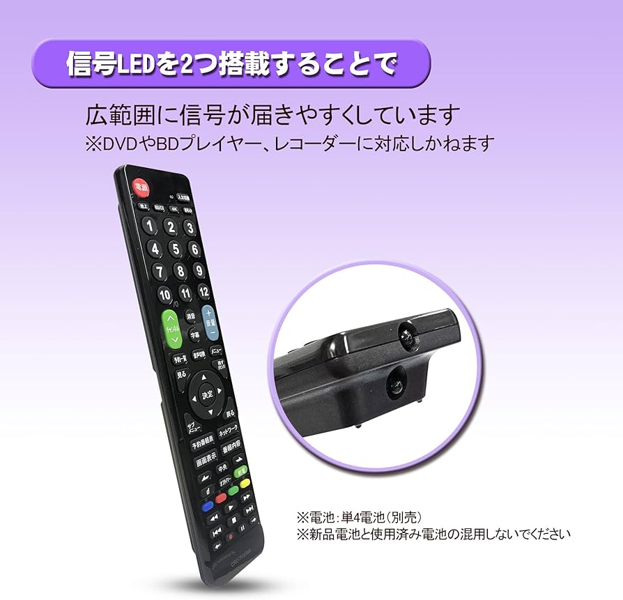 Amazon | テレビリモコン 三菱 MITSUBISHI REAL用 リアル用 TV代用